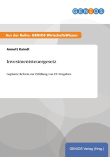 Image for Investmentsteuergesetz