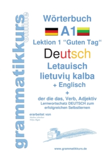 Image for Woerterbuch Deutsch - Litauisch - Englisch Niveau A1