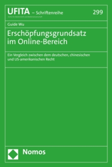 Image for Erschopfungsgrundsatz Im Online-Bereich