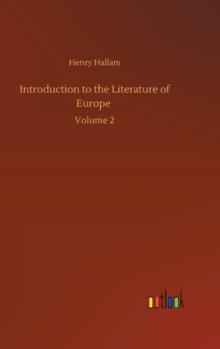Image for Introduction to the Literature of Europe