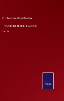 Image for The Journal of Mental Science