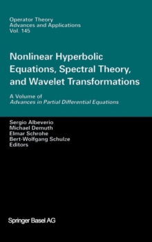 Image for Nonlinear Hyperbolic Equations, Spectral Theory, and Wavelet Transformations
