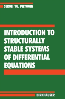 Image for Introduction to Structurally Stable Systems of Differential Equations
