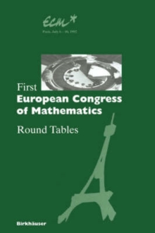 Image for First European Congress of Mathematics