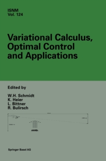 Image for Variational Calculus, Optimal Control and Applications