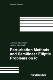 Image for Perturbation Methods and Semilinear Elliptic Problems on R^n
