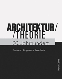 Image for Architekturtheorie 20. Jahrhundert (German Edition)