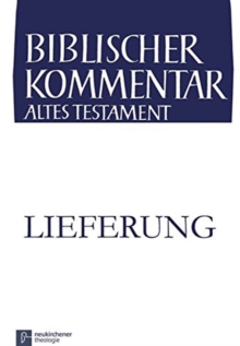 Image for Biblischer Kommentar Altes Testament - Ausgabe in Lieferungen : 1. Lieferung