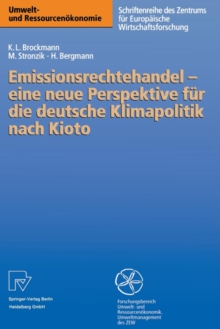 Image for Emissionsrechtehandel — eine neue Perspektive fur die deutsche Klimapolitik nach Kioto