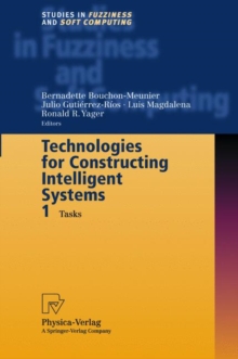 Image for Technologies for Constructing Intelligent Systems 1 : Tasks