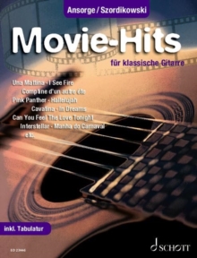 Movie-Hits: 20 popular songs for classical guitar. guitar. Tune book.