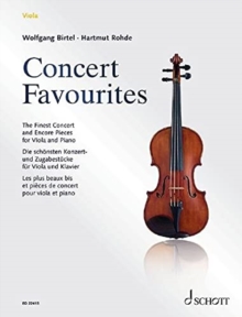 Concert Favourites: The Finest Concert and Encore Pieces. viola and piano.