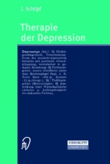 Image for Therapie der Depression
