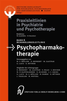Image for Behandlungsleitlinie Psychopharmakotherapie