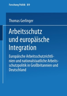 Image for Arbeitsschutz und europaische Integration