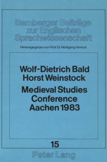 Image for Medieval Studies Conference, Aachen 1983