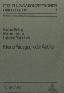 Image for Kleine Paedagogik der Antike