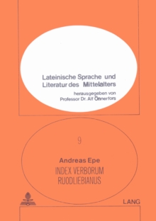 Index verborum Ruodliebianus
