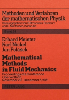 Image for Mathematical Methods in Fluid Mechanics : Proceedings of a Conference Held in Oberwolfach, November 29-December 5, 1981