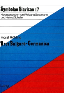 Image for Drei Bulgaro-Germanica