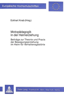 Image for Motopaedagogik in Der Heimerziehung