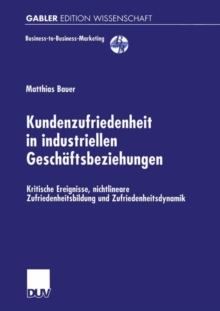 Image for Kundenzufriedenheit in industriellen Geschaftsbeziehungen
