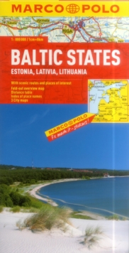 Image for Baltic States (Estonia, Latvia & Lithuania) Marco Polo Map