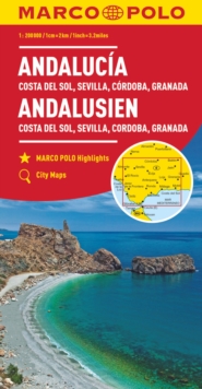 Image for Andalusia, Costa Del Sol, Seville, Cordoba, Granada Marco Polo Map