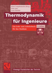 Image for Thermodynamik fur Ingenieure: Ein Lehr- und Arbeitsbuch fur das Studium