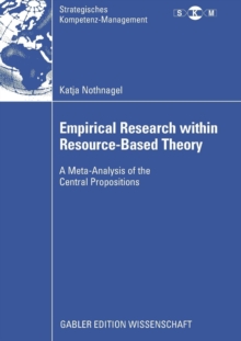 Image for Empirical Research within Resource-Based Theory