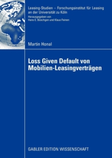 Image for Loss Given Default von Mobilien-Leasingvertragen