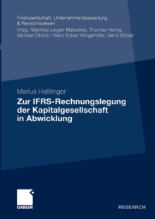 Image for Zur IFRS-Rechnungslegung der Kapitalgesellschaft in Abwicklung