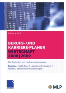 Image for Gabler MLP Berufs- und Karriere-Planer Wirtschaft 2008 2009: Fur Studenten und Hochschulabsolventen.