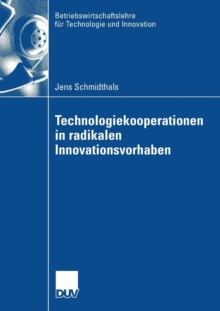 Image for Technologiekooperationen in radikalen Innovationsvorhaben