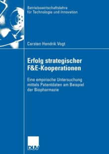 Image for Erfolg strategischer F&E-Kooperationen