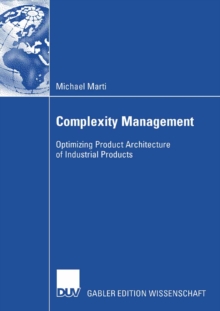 Image for Complexity Management: Optimizing Product Architecture of Industrial Products