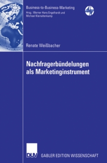 Image for Nachfragerbundelungen als Marketinginstrument