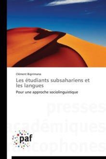 Image for Les Etudiants Subsahariens Et Les Langues