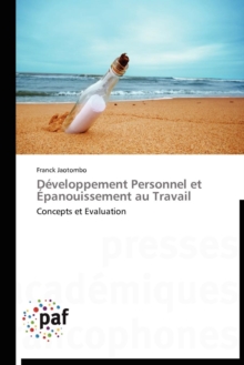 Image for Developpement Personnel Et Epanouissement Au Travail