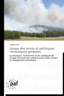 Image for Usage Des Terres Et Politiques Climatiques Globales