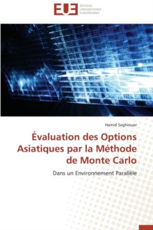 Image for valuation Des Options Asiatiques Par La M thode de Monte Carlo