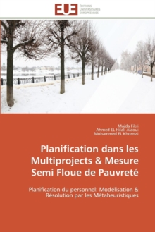 Image for Planification Dans Les Multiprojects Mesure Semi Floue de Pauvret