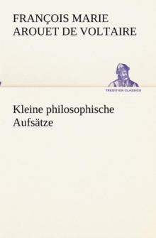 Image for Kleine philosophische Aufsatze