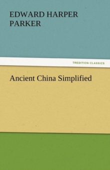 Image for Ancient China Simplified