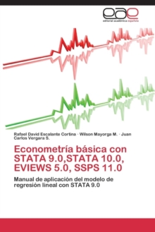 Image for Econometria basica con STATA 9.0, STATA 10.0, EVIEWS 5.0, SSPS 11.0