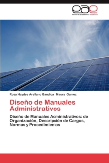 Image for Diseno de Manuales Administrativos