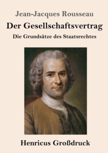 Image for Der Gesellschaftsvertrag (Grossdruck)