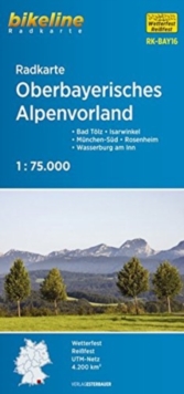 Image for Oberbayerisches Alpenvorland cycle map