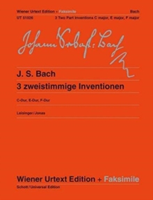 3 Two Part Inventions BWV 772, 777, 779