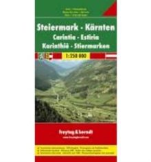 Styria – Carinthia Road Map 1:250 000